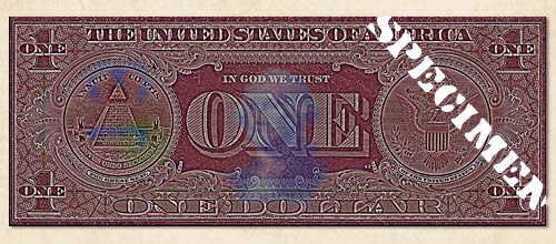 نور فلورسنت مشاهده کنید عدد 13 در سمت چپ دلار و عکس جرج واشنگتن در وسط دلار مشاهده میشود