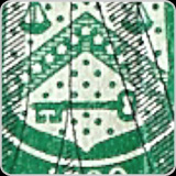 استفاده از 13 دایره در مهر سبز رنگ وزارت دارایی امریکا در شکل ^ مانند . البته خود شکل ^ ، نماد مردانگی در مصر باستان و در میان یبوسی ها بوده